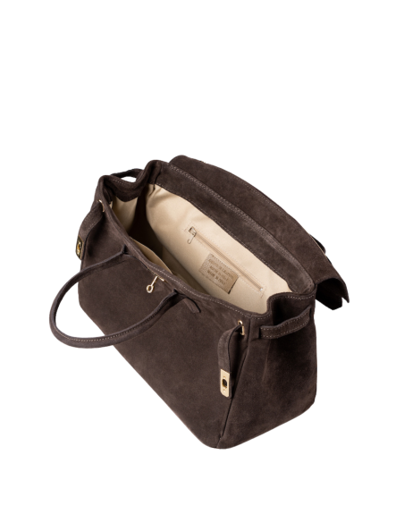 Tracy Bag Choco Zamsz