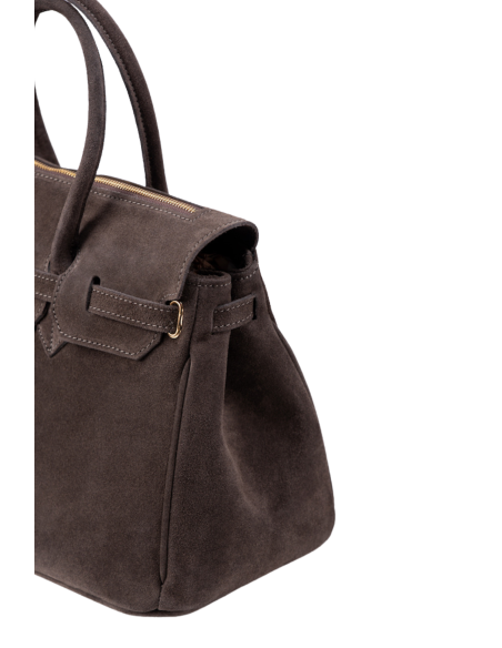 Tracy Bag Choco Suede