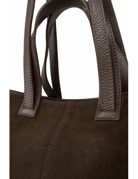 Sandy Grande Bag Choco Suede