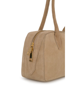 Milly Bag Taupe Suede 2