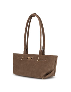 Penelope Bag Brown Suede 2