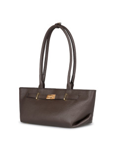 copy of Penelope Bag Choco Suede 2