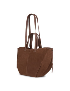 Sandy Grande Bag Brown Zamszowa 2