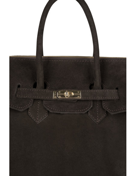 Tracy Bag Choco Suede