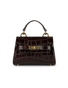 Lily Choco Croco Bag