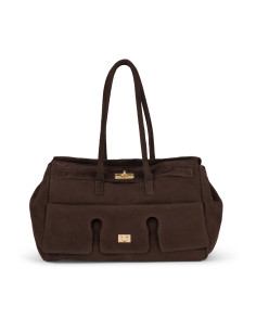 Misty Choco Bag Zamsz